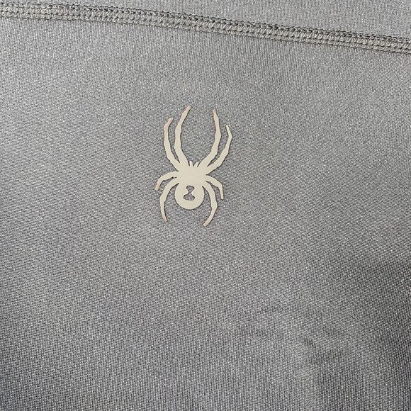 Spyder Mens 1/4 Zip Active Pullover Shirt Size Medium Black Polyester Blend - Picture 10 of 13